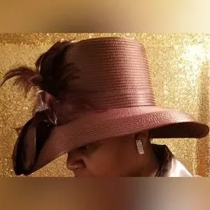 Accessories | Chocolate Brown Hat With Large Feather And  display picture 1